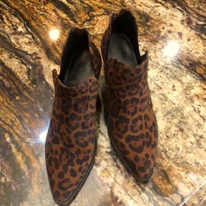 Leopard booties